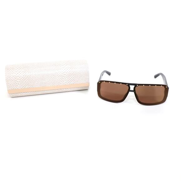 Jimmy Choo MORRIS Rectangle Sunglasses – Brown / Leopard Print – NWT main image 4